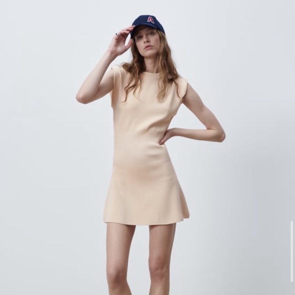 Zara knit mini dress
